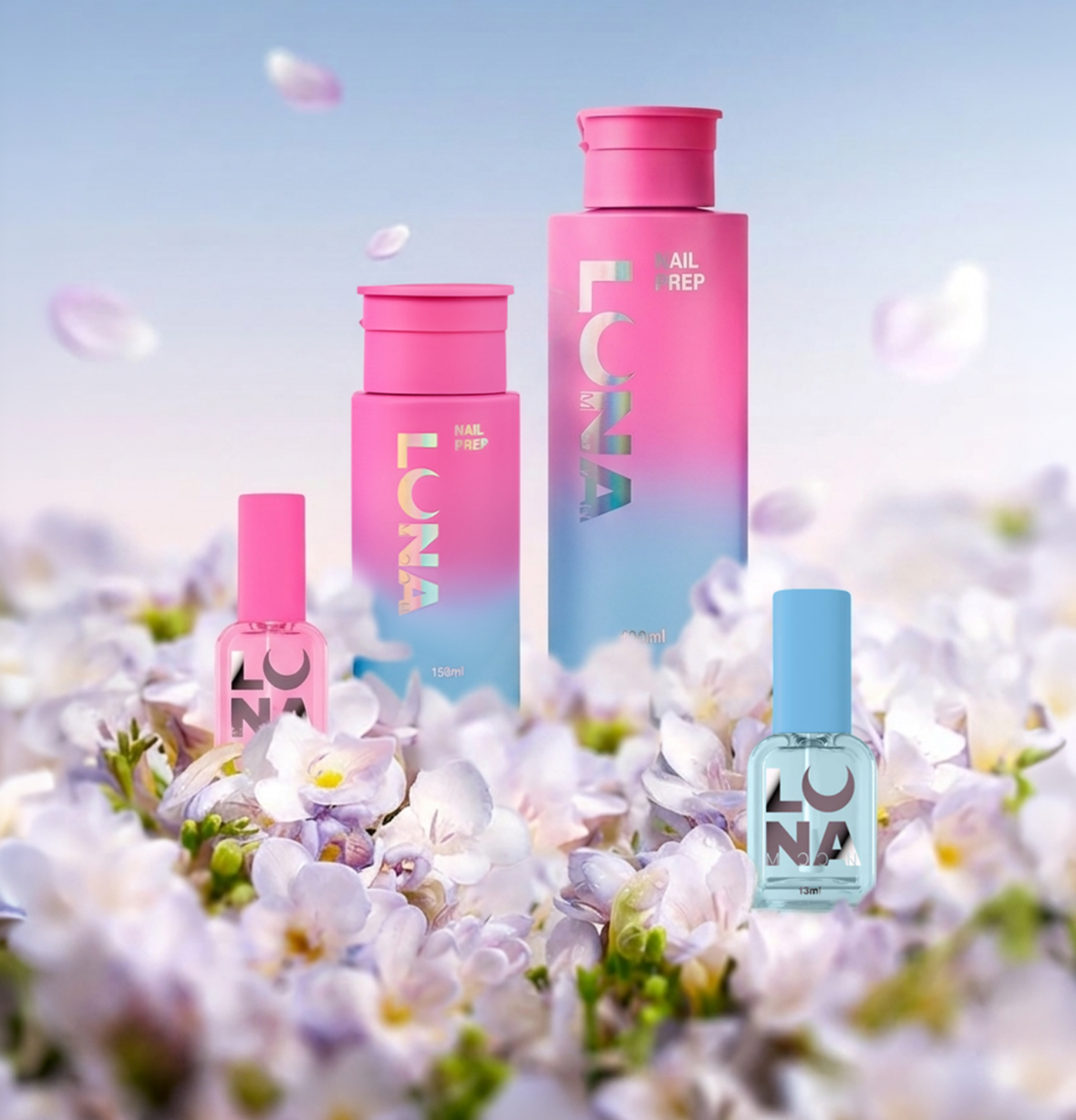 NAIL PREP, Ultrabond (sin ácido) y Acid Primer