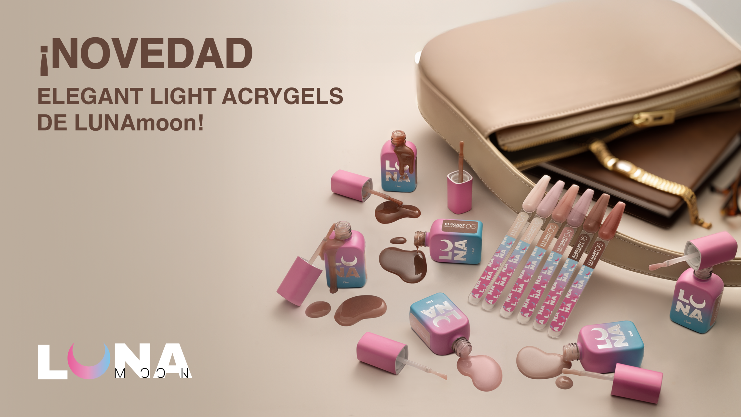 ¡NOVEDAD: ELEGANT LIGHT ACRYGELS DE LUNAmoon!