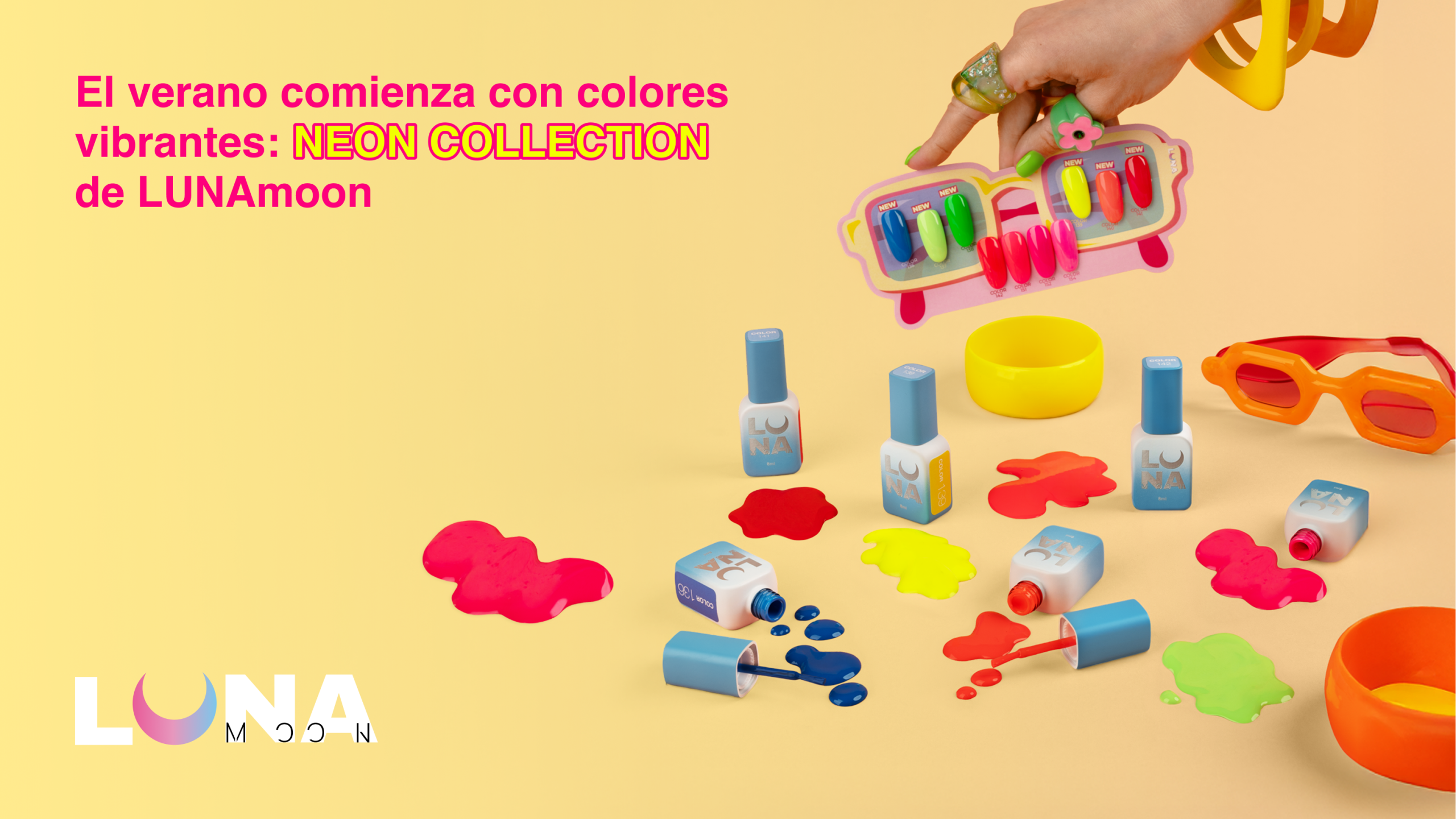 El verano comienza con colores vibrantes: NEON COLLECTION de LUNAmoon