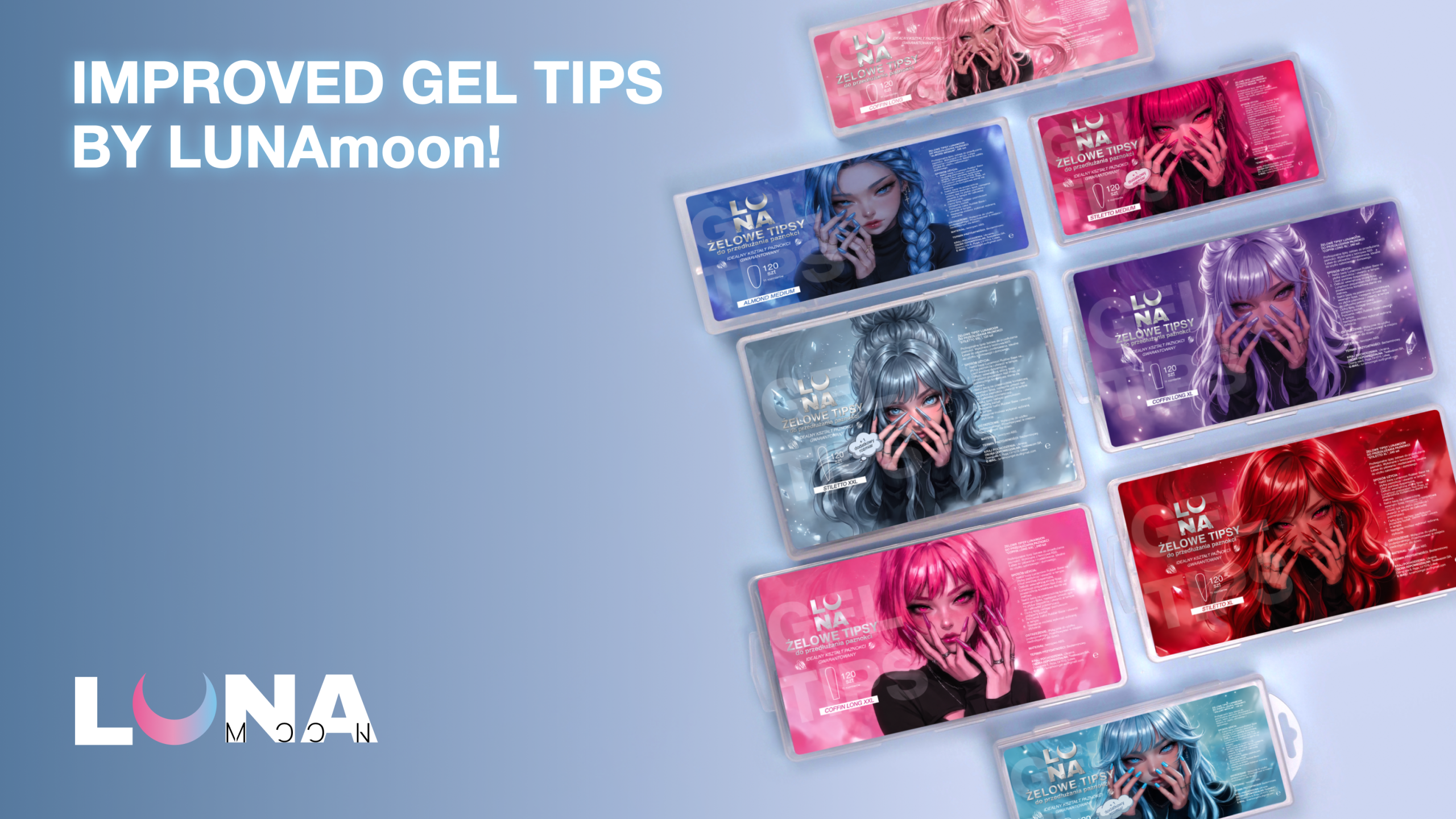 IMPROVED GEL TIPS BY LUNAmoon!