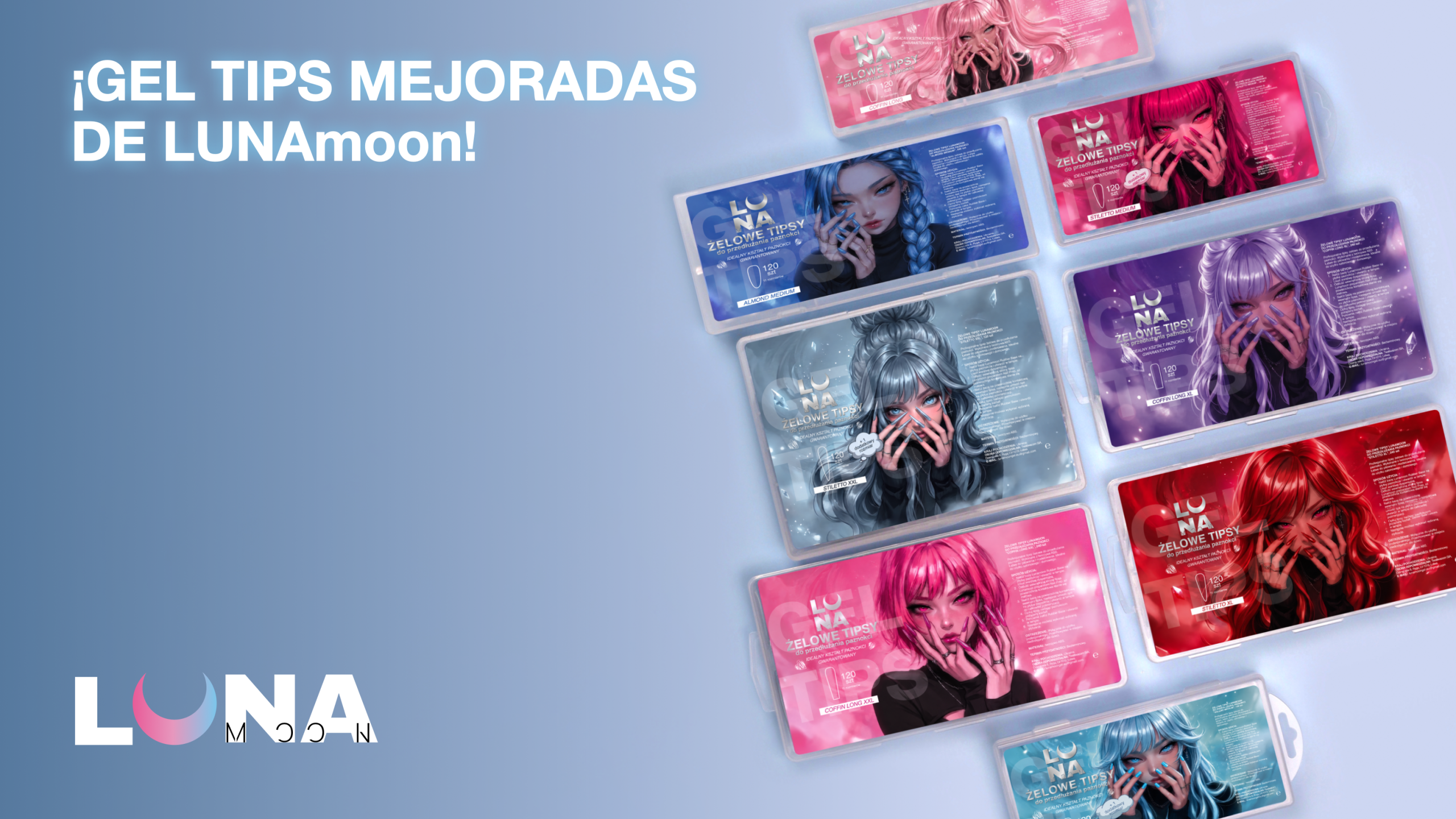 ¡GEL TIPS MEJORADAS DE LUNAmoon!